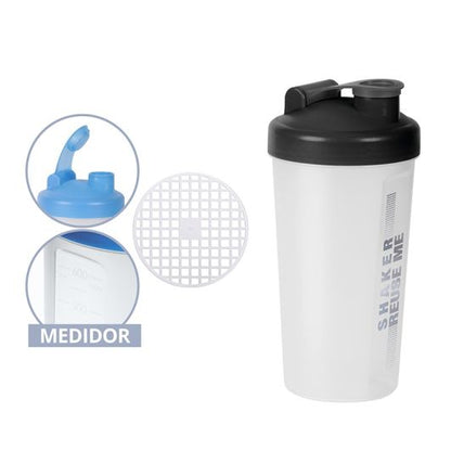 Cocktailshaker Innenraster 700 ml Plastik Verschiedene Farben