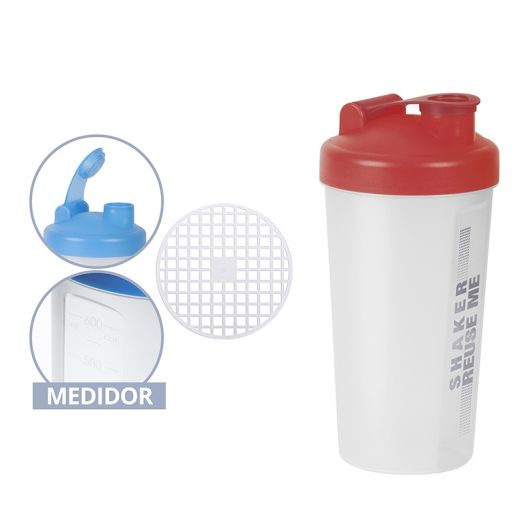 Cocktailshaker Innenraster 700 ml Plastik Verschiedene Farben