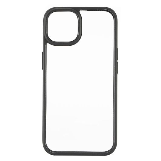 WE Carcasa iPhone 13 Transparente con Borde Negro