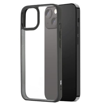 WE Carcasa iPhone 13 Transparente con Borde Negro