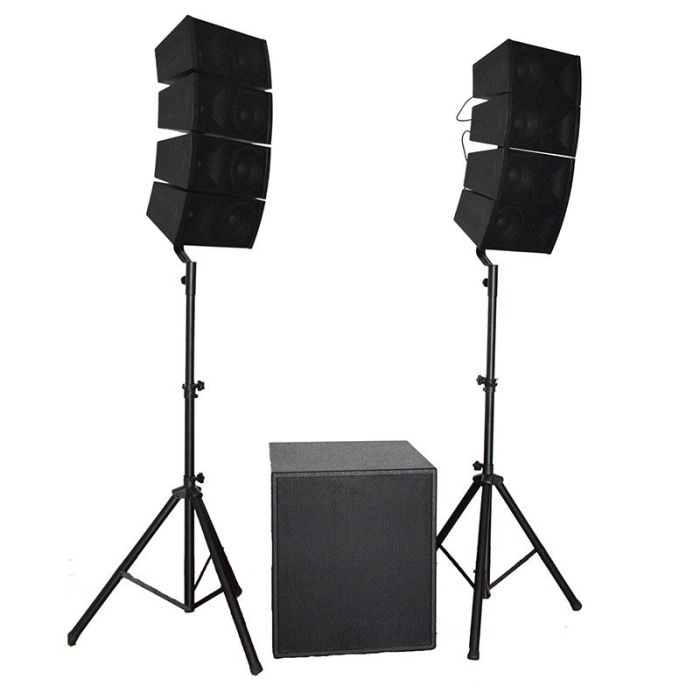 EDENWOOD Curve System 1700W Subwoofer 18 Zoll Bluetooth USB