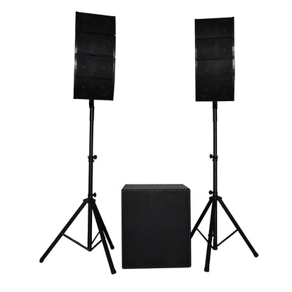 EDENWOOD Curve System 1700W Subwoofer 18 Zoll Bluetooth USB