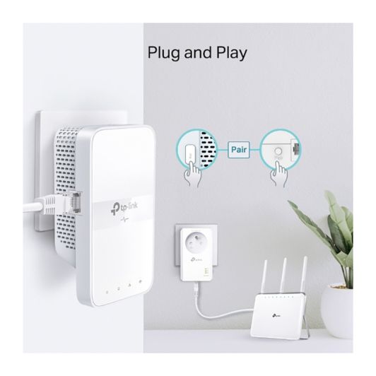 TP LINK Repetidor WiFi Dúo PLC Dual Band 1000Mbps