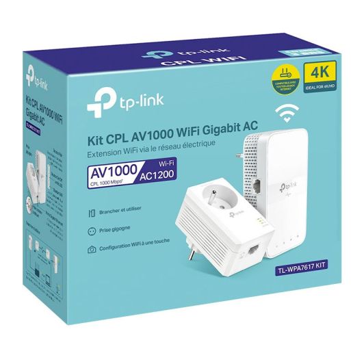 TP LINK Repetidor WiFi Dúo PLC Dual Band 1000Mbps