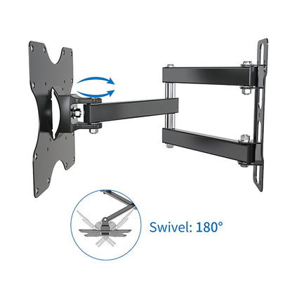 EDENWOOD D1 Artikulierender TV-Wandhalter für Fernseher 19‑32 Zoll Schwarz