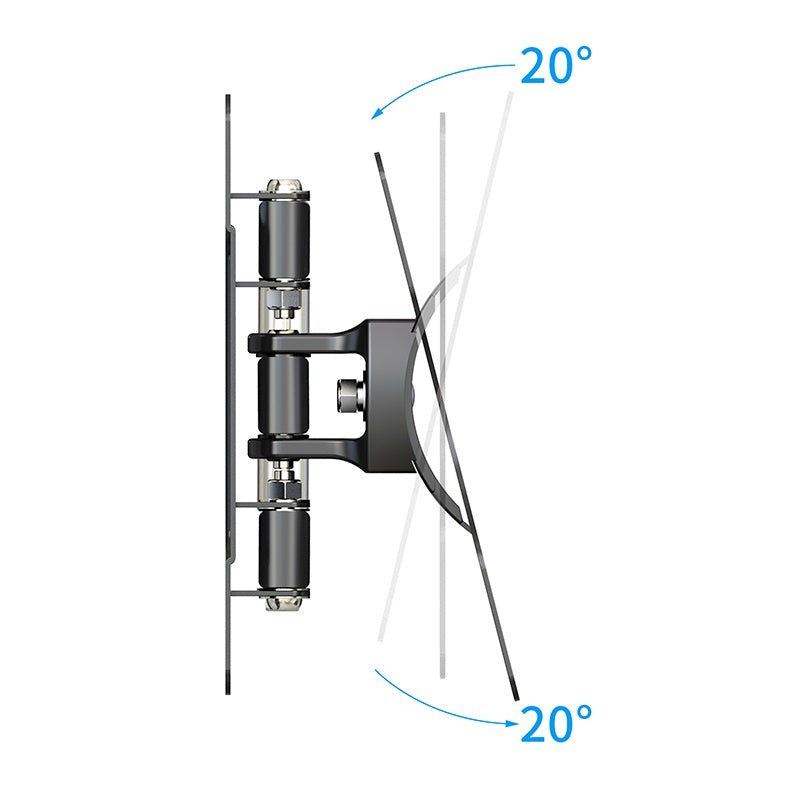 Edenwood D1 Soporte de Pared Articulado 19‑32" Negro