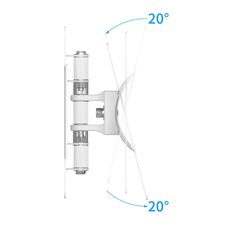 EDENWOOD D1 Wandhalterung für TV 19‑32 Zoll Schwenkbar Weiß