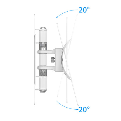 EDENWOOD D1 Wandhalterung für TV 19‑32 Zoll Schwenkbar Weiß