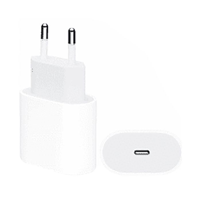 Apple Cargador USB‑C 20W Blanco Carga Rápida para iPhone