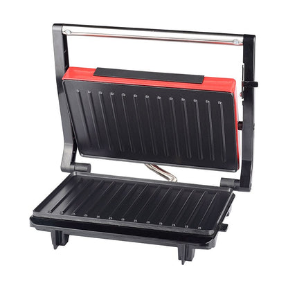 HIGH ONE Grill Eléctrico Compacto 750W 23×14,5 cm Rojo
