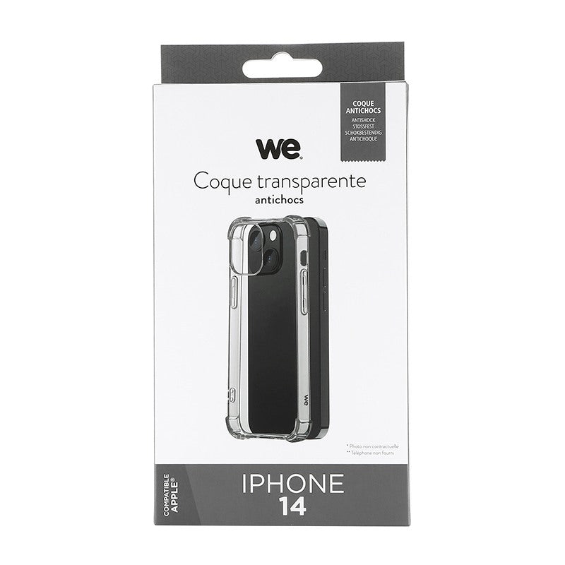 WE Carcasa paraiPhone 14 Transparente Protección Diseño Ligero