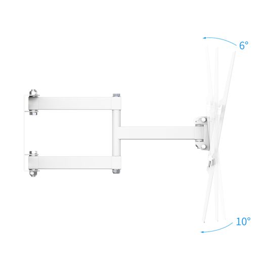 EDENWOOD D2 Soporte de Pared Articulado 26"‑55" Blanco