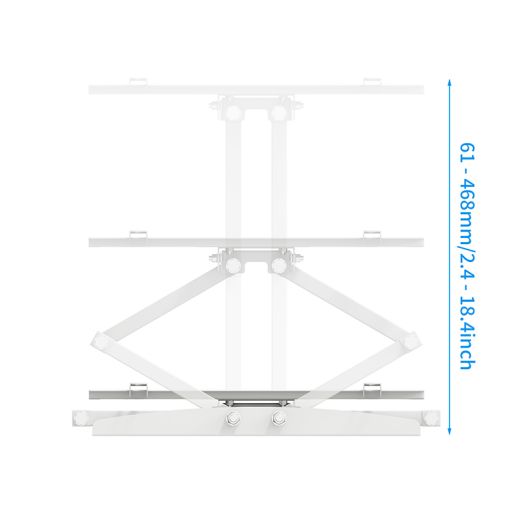 EDENWOOD D2 Artikulierte TV-Wandhalterung 26‑55 Zoll Weiß