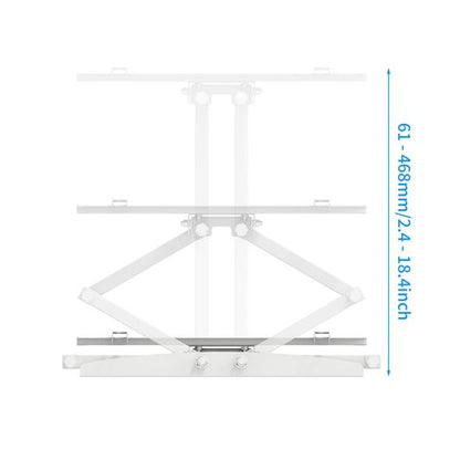 EDENWOOD D2 Artikulierte TV-Wandhalterung 26‑55 Zoll Weiß
