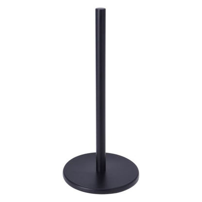Koopman Küchenrollenhalter Schwarz aus Stahl 34 cm x 15 cm x 2,5 cm