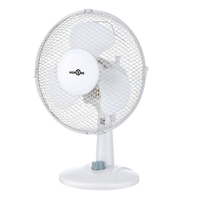 HIGH ONE H0-RT23 Tischventilator 2‑Geschwindigkeiten Oszillierend Weiß