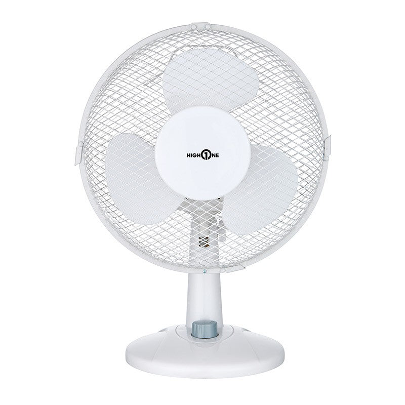 HIGH ONE H0-RT23 Tischventilator 2‑Geschwindigkeiten Oszillierend Weiß