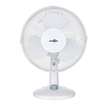 Ventilador De Mesa High One H0-RT23 Pequeño 2 Velocidades Oscilante Blanco