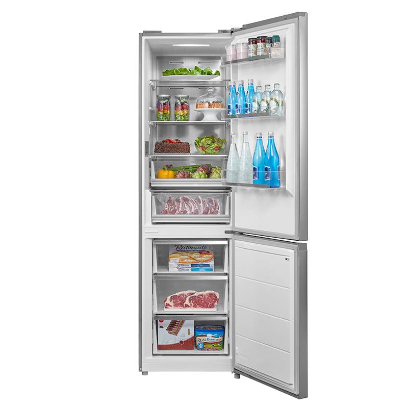 Frigorífico Combi No Frost VALBERG 378L Inox Clase A 29dB