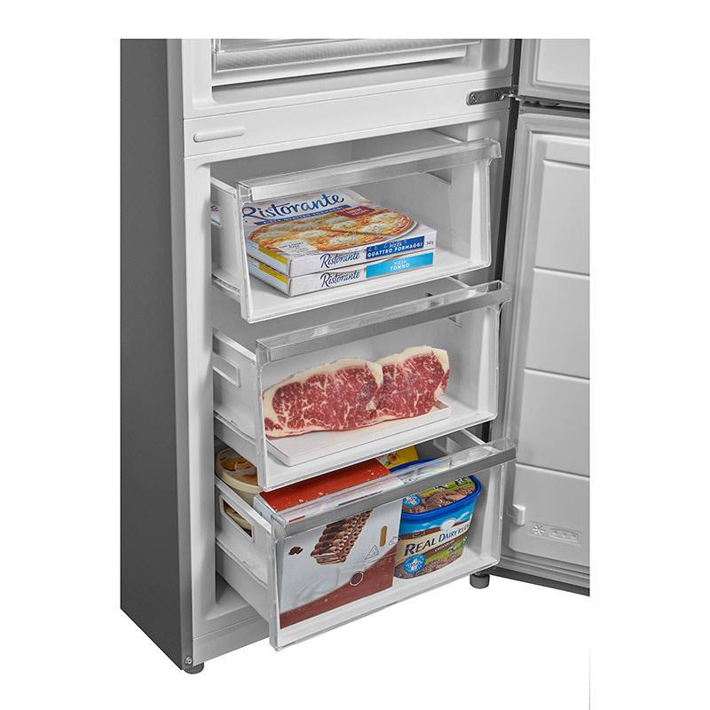 Frigorífico Combi No Frost VALBERG 378L Inox Clase A 29dB