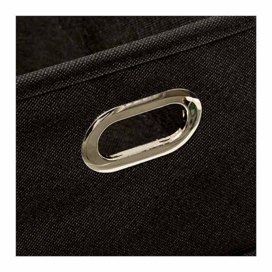 Caja de Almacenamiento Plegable Negra 15x31cm