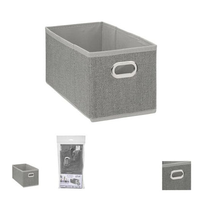 Caja deAlmacenamiento Plegable Gris Jaspeado 15x31 cm