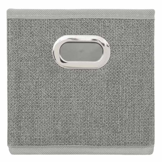 Caja deAlmacenamiento Plegable Gris Jaspeado 15x31 cm