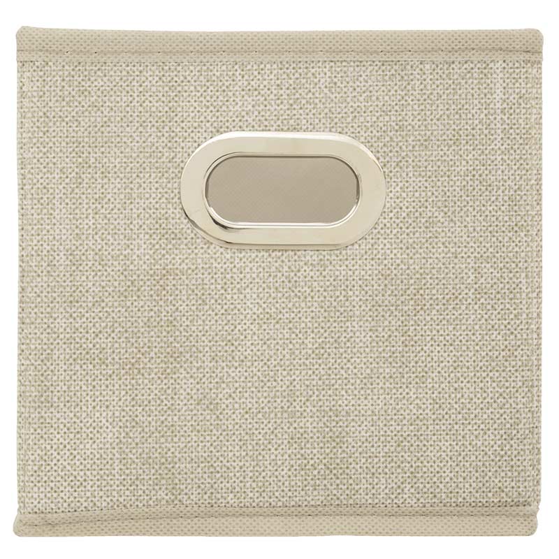 Cajade Almacenamiento Plegable Beige Jaspeado 15x31cm - Electro Depot