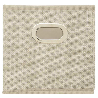 Cajade Almacenamiento Plegable Beige Jaspeado 15x31cm - Electro Depot