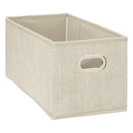Faltbare Aufbewahrungsbox Beige Jasperiert 15x31cm für Zuhause praktisch