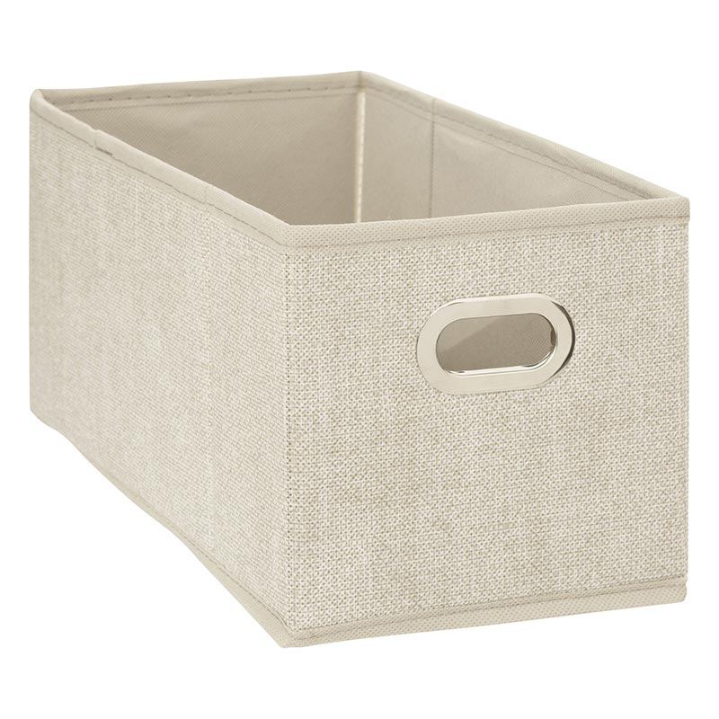 Cajade Almacenamiento Plegable Beige Jaspeado 15x31cm - Electro Depot