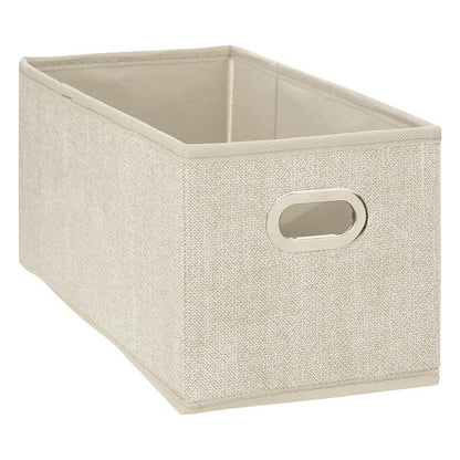 Cajade Almacenamiento Plegable Beige Jaspeado 15x31cm - Electro Depot