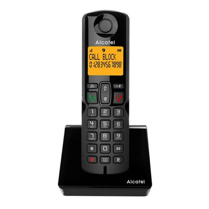 Alcatel S280 Teléfono Inalámbrico Negro con Manos Libres