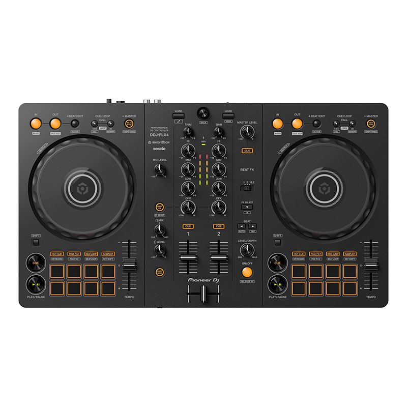 Pioneer DJ DDJ-FLX4 DJ-Controller Smart Mixing 2‑Kanal Schwarz