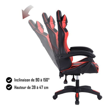 AMSTRAD AMS 800 Silla Gaming Roja