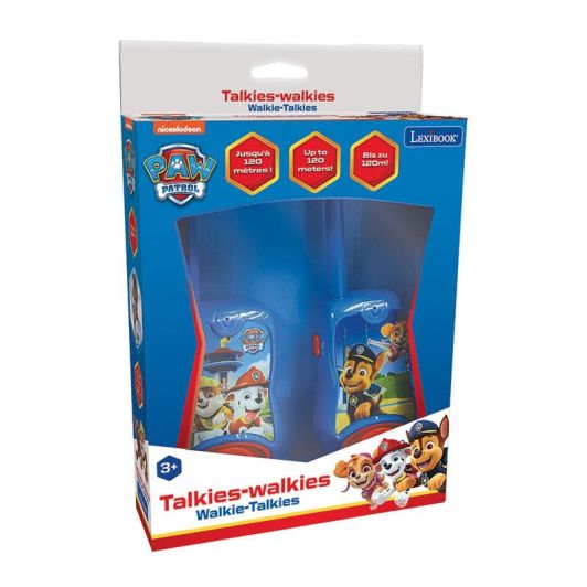 LEXIBOOK Walkie Talkie Patrulla Canina Alcance 100m