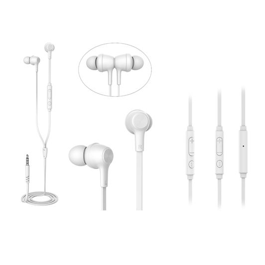 Auriculares con Cable EDENWOOD EDI01 c/micrófono Blanco