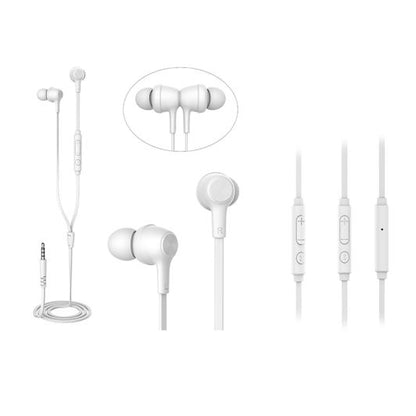 Auriculares con Cable EDENWOOD EDI01 c/micrófono Blanco