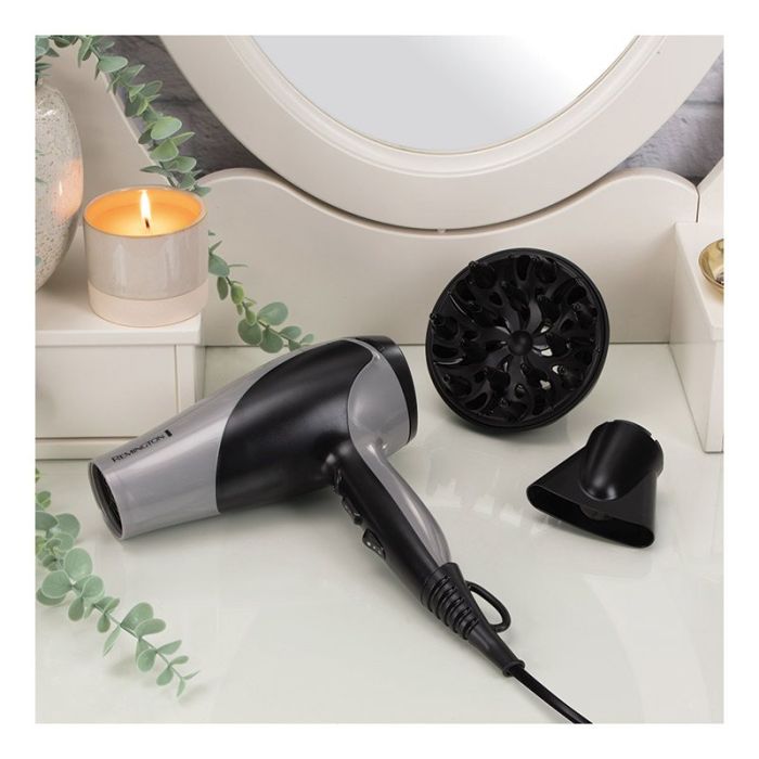 Remington D3190S Secador de Pelo Negro 2200W Iónico