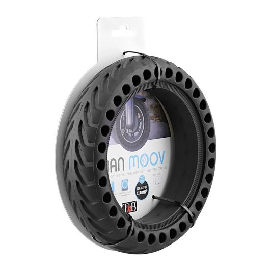 T'NB Neumático Sólido 8.5" Negro para Patinete Eléctrico