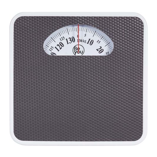 BE YOU Báscula de Baño Mecánica 130 kg 100 g Acero
