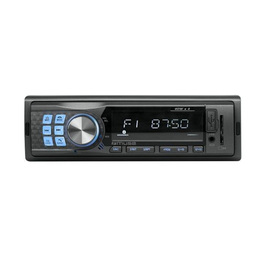 MUSE M-195 Radio de Coche Bluetooth 1DIN 160W