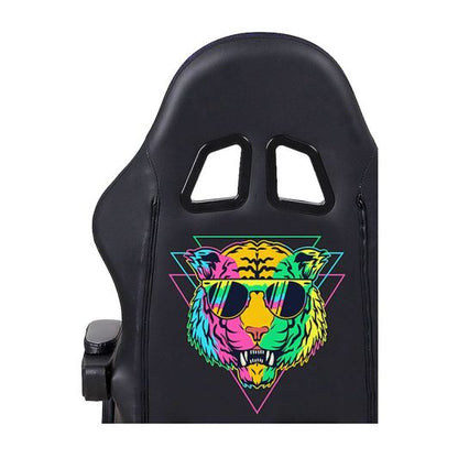 AMSTRAD 900 Silla Gaming LED Tiger Negra