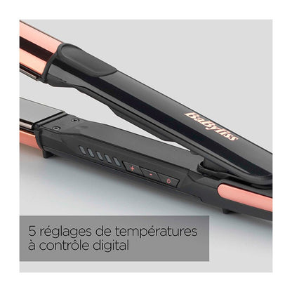 Babyliss ST482E Plancha Alisadora y Moldeadora Iónica Titanio Oro Rosa