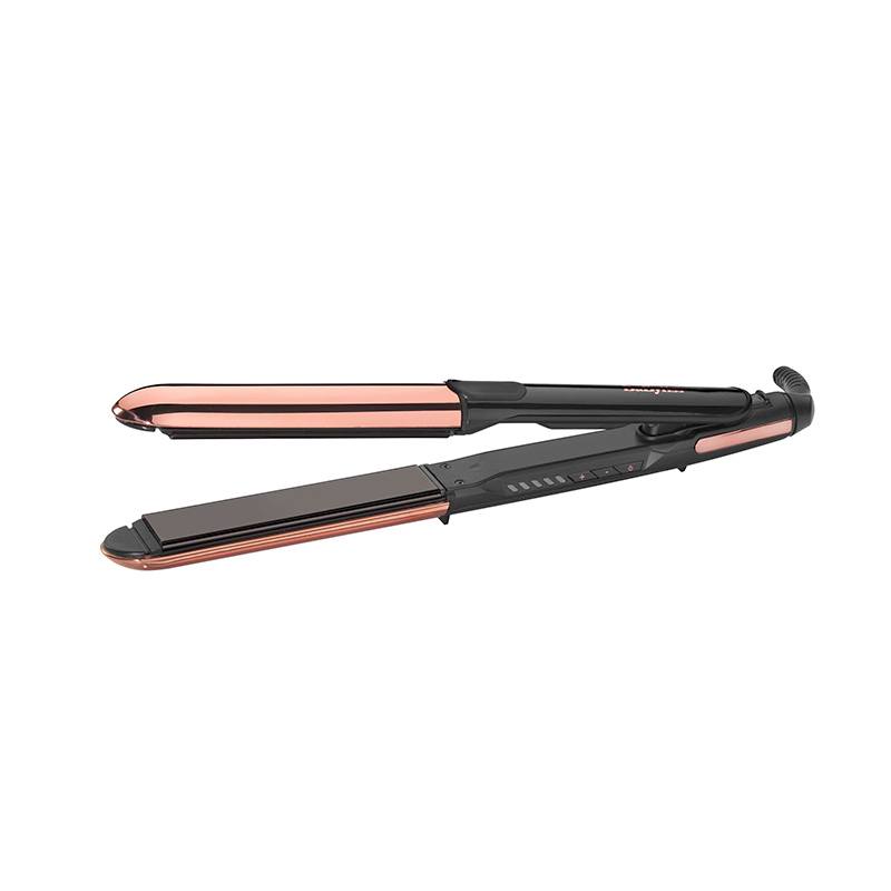 BABYLISS 235W Ionen‑Titan Goldrosa ST482E Glätteisen und Lockenstab Reiseetui