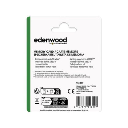 Edenwood Tarjeta Micro SD 32 GB Clase 30 con Adaptador