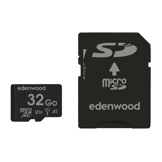Edenwood Tarjeta Micro SD 32 GB Clase 30 con Adaptador