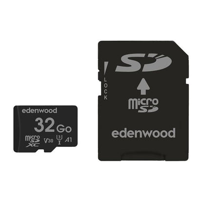 Edenwood Tarjeta Micro SD 32 GB Clase 30 con Adaptador