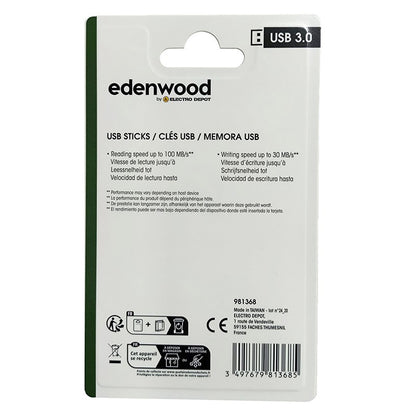 EDENWOOD Memoria USB 3.0 32 Gb Pack de 3