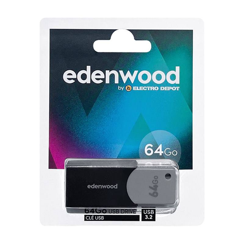 EDENWOOD Memoria USB 64GB Almacenamiento Portátil Compatibilidad Universal